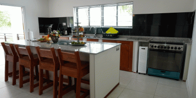 Kitchen holiday home Suriname Lelydorp